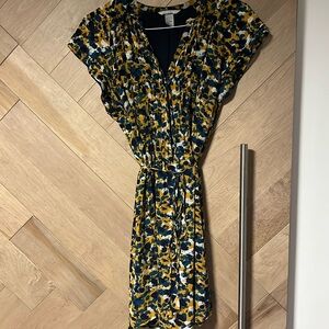 H&M colourful midi dress